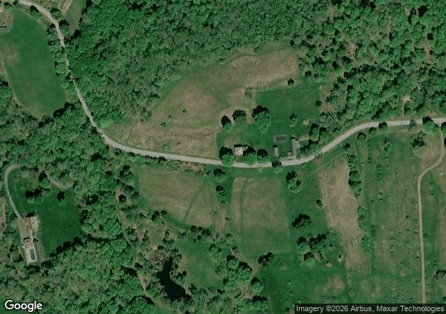 Aerial view of Averill Farm in Washington Depot, CT
