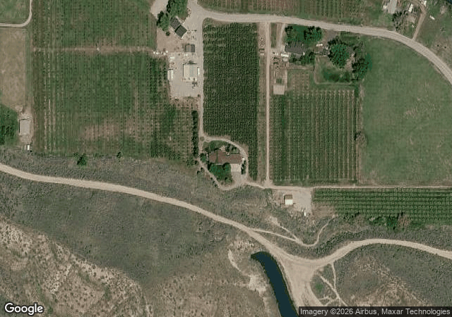 Aerial view of Gem Orchards in Emmett, ID