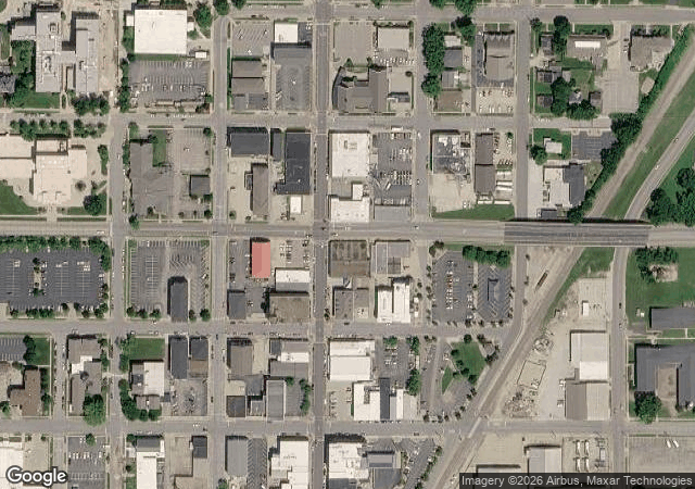 Aerial view of Hamilton Orchard in Rolla, MO