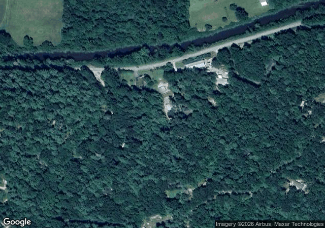 Aerial view of Hillside Orchard Farms in Lakemont, GA