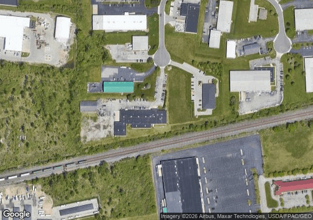 Aerial view of MacQueen's Orchard in Holland, OH
