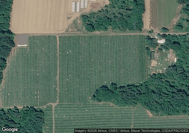 Aerial view of Mt. View Orchards in Mount Hood, OR