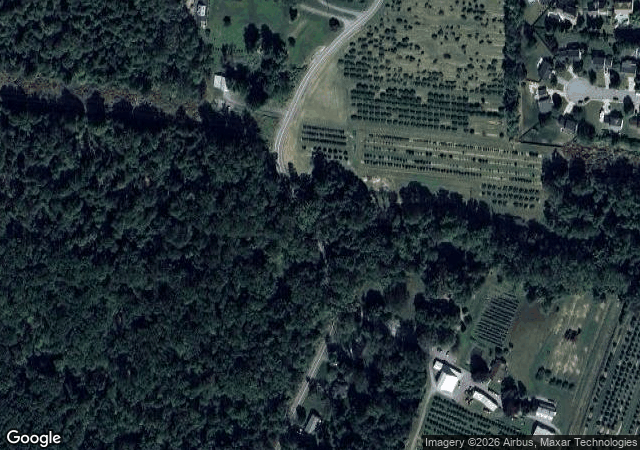 Aerial view of Pryor's Orchard in Thurmont, MD