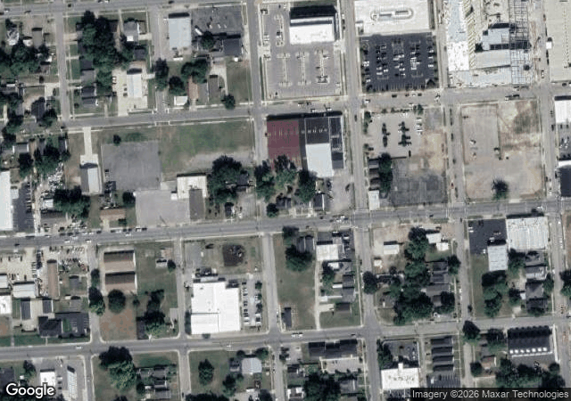 Aerial view of Reid's Orchard in Owensboro, KY