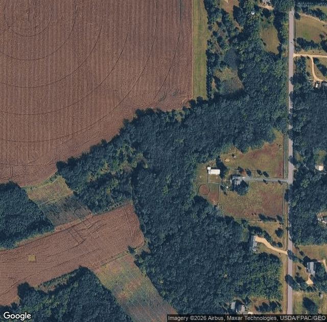 Aerial view of Whistling Well Farm in Hastings, MN